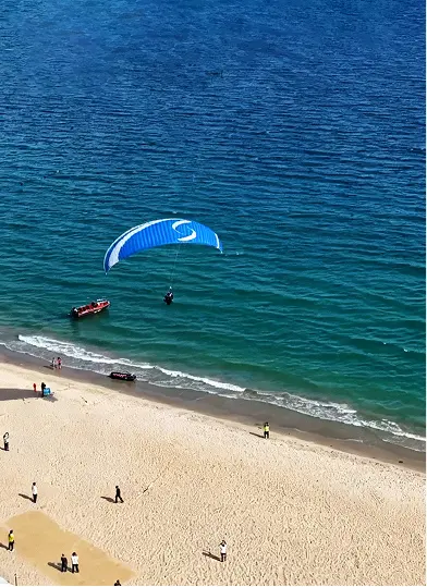 Stable towing in seawind conditions